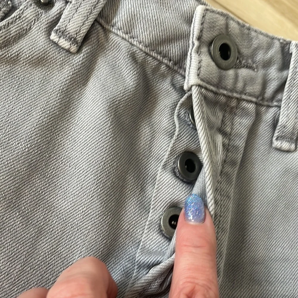 Free People Gray Cut Off Shorts Size 28 - Picture 8 of 9
